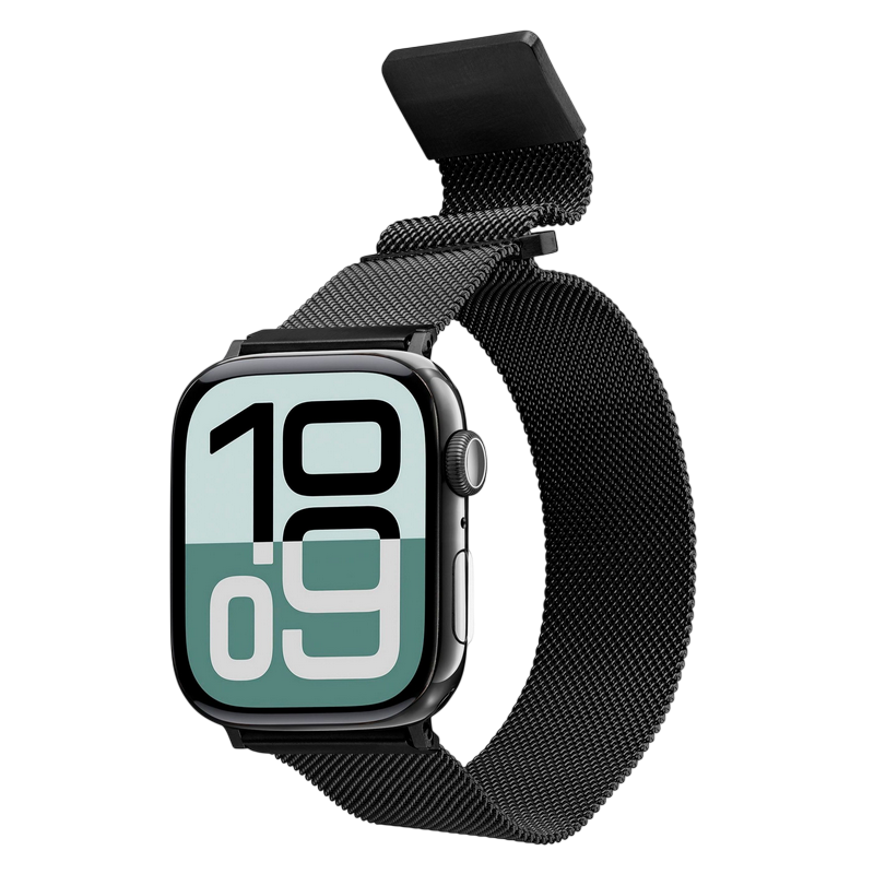 Cellularline 38/40/41mm Apple Watch Steel Band, Black