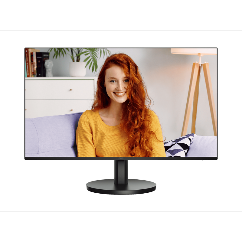 23.8" AOC 24B3HA2, Black,IPS, 1920x1080, 100Hz, AdaptiveSync, 1msMPRT, 250cd, MegaDCR, D-Sub+HDMI, Spkrs