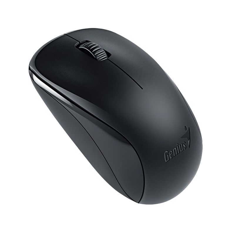 Wireless Mouse Genius NX-7000, 1200 dpi, 3 buttons, Ambidextrous, 56g, BlueEye, 1xAA, 2.4Ghz, Black