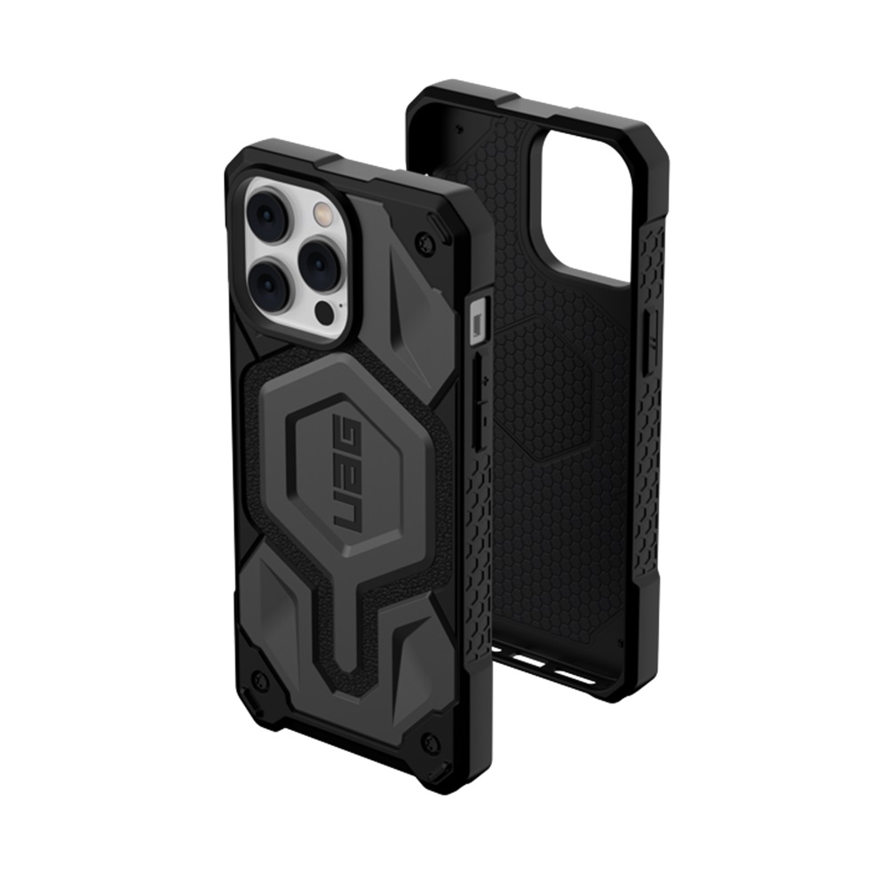 UAG Case for iPhone 14 Pro Max with MagSafe Monarch Pro, Grey