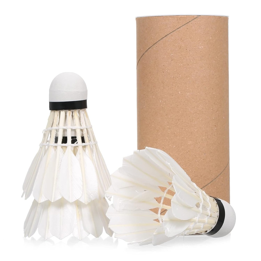 Badminton Shuttlecock 8cm, neilon, 3pcs in tube, 7*7*15,5cm