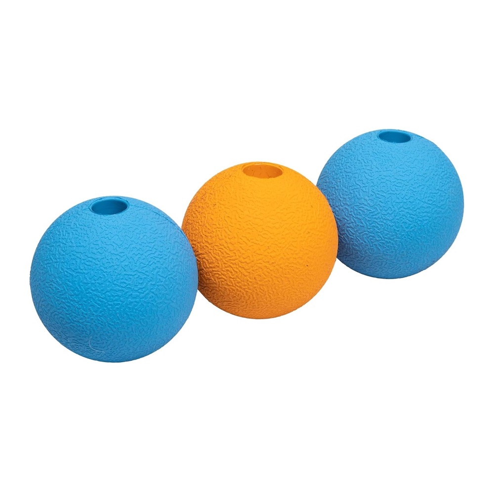 Rubber Ball, 9", 55gr, 2 Colour Mix