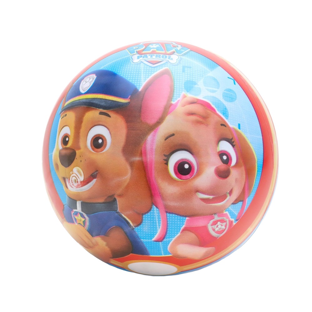 Rubber Ball Paw Patrol, 9", 80gr, 4 Colour Mix