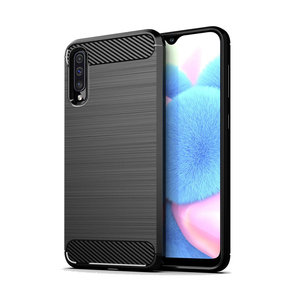 Helmet Case Carbon Samsung A30S, Black