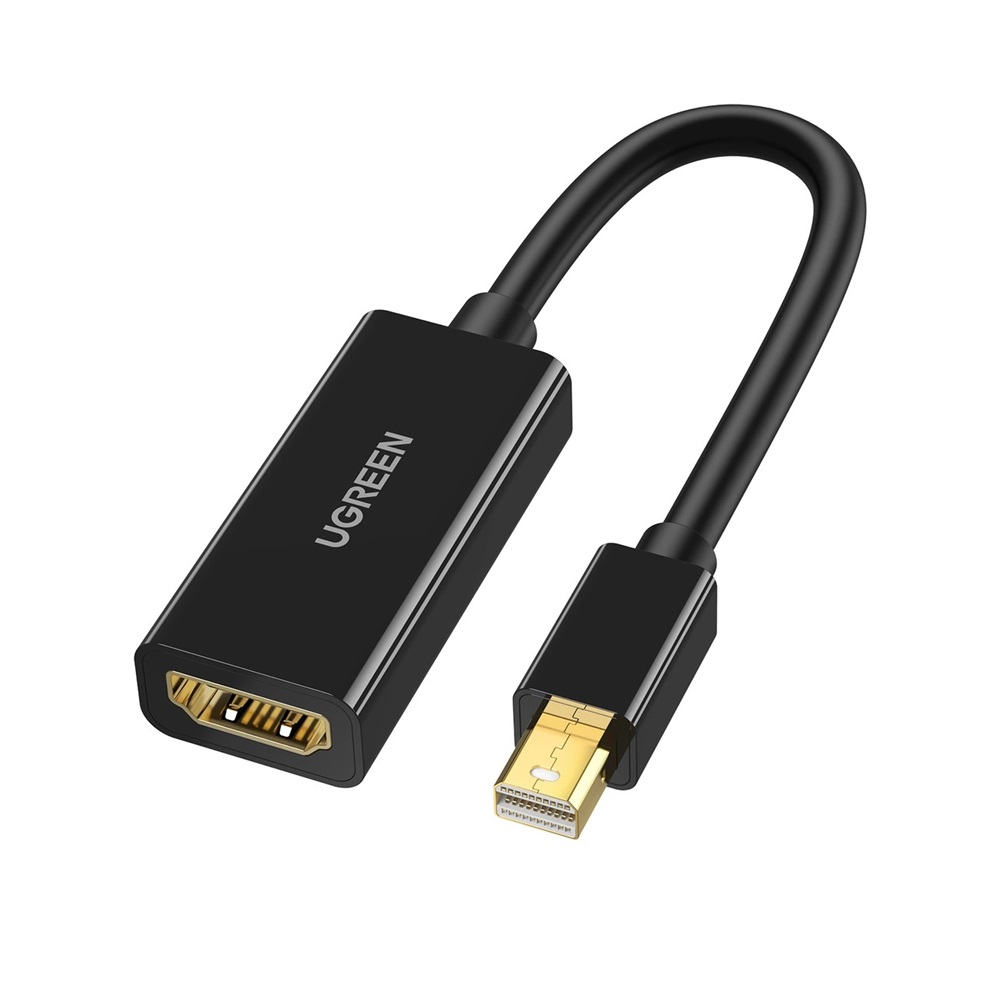 UGREEN Adapter MiniDp to HDMI 4K*2K@60Hz 0.15M MD112, Black