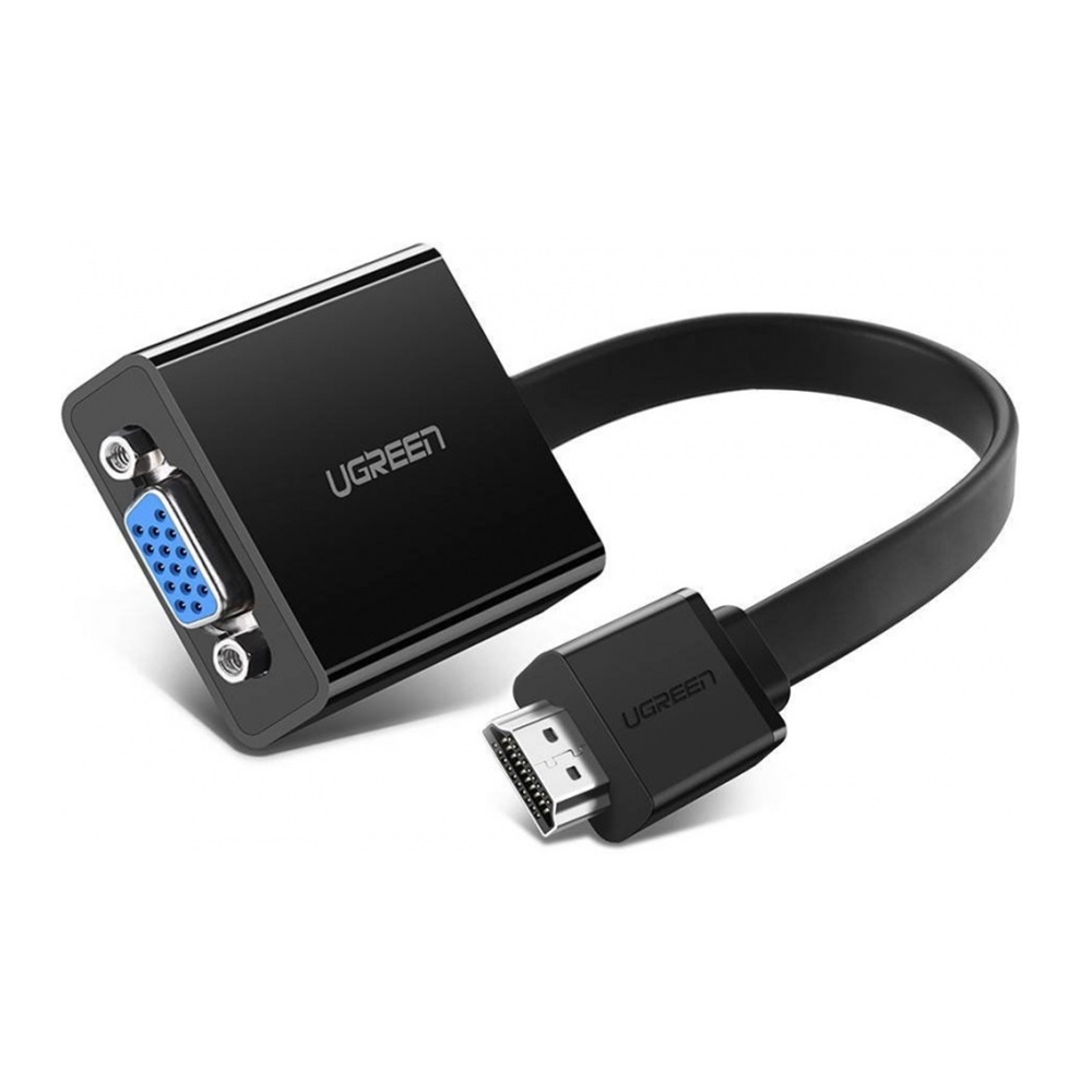 UGREEN Adapter HDMI to VGA + 3.5mm Audio Converter 0.25M | MM103, Black