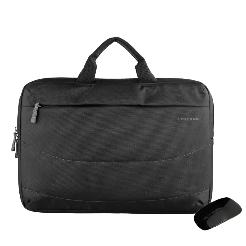 Tucano Bag Idea 15.6" + Wireless Mouse, Black