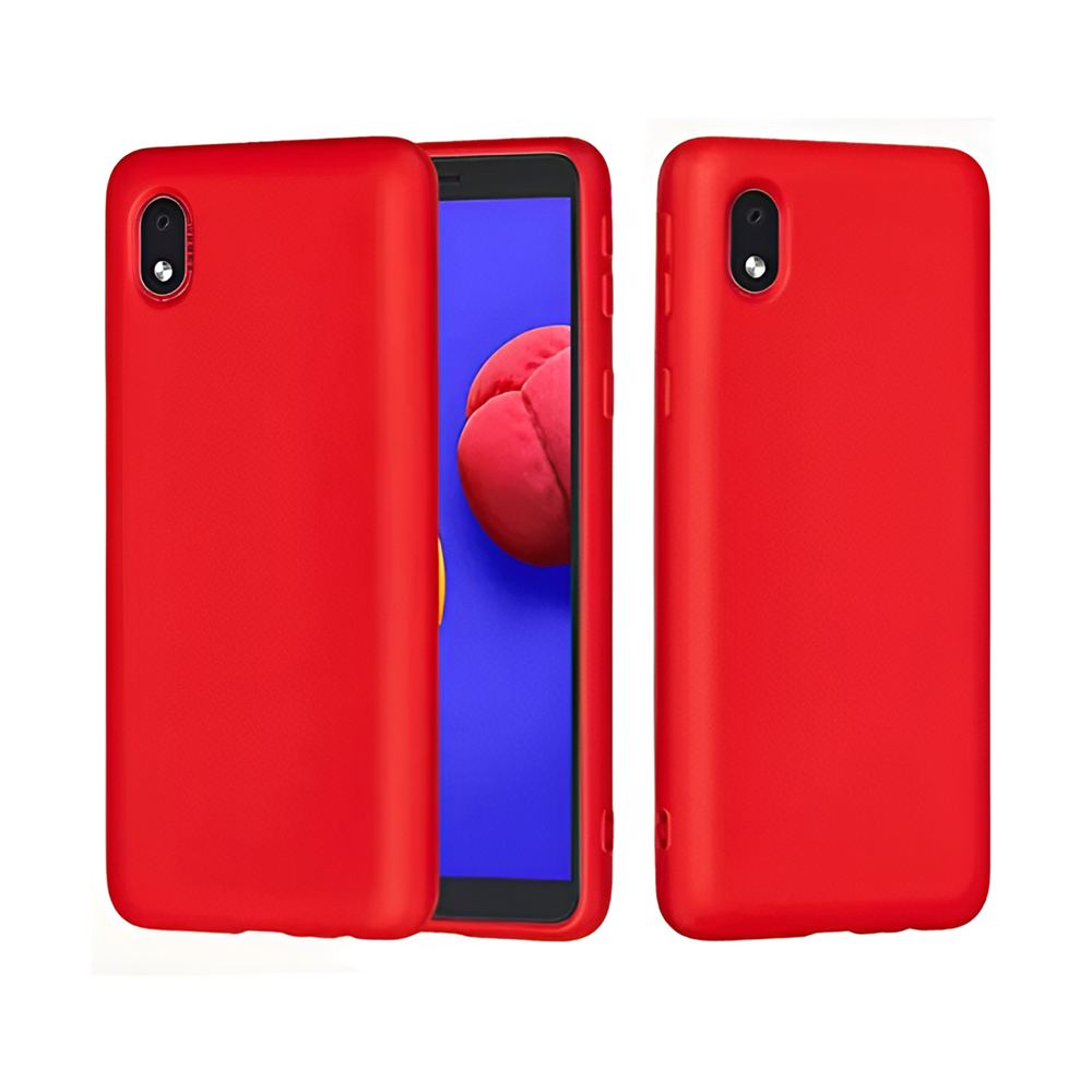 Helmet Case TPU Nylon Samsung A01 Core, Red