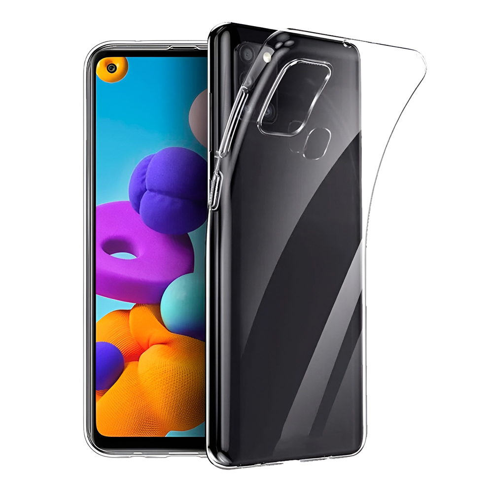 R Helmet Case TPU Soft Samsung A21S, Clear