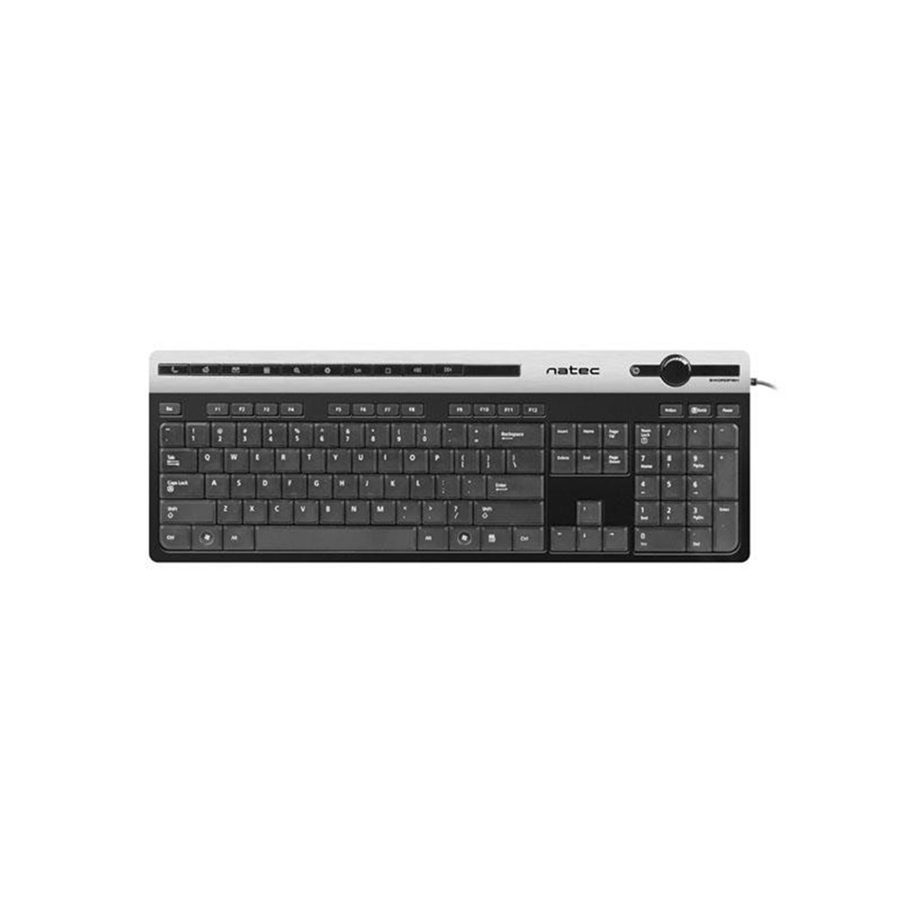 Natec Keyboard Swordfish Slim, US Layout