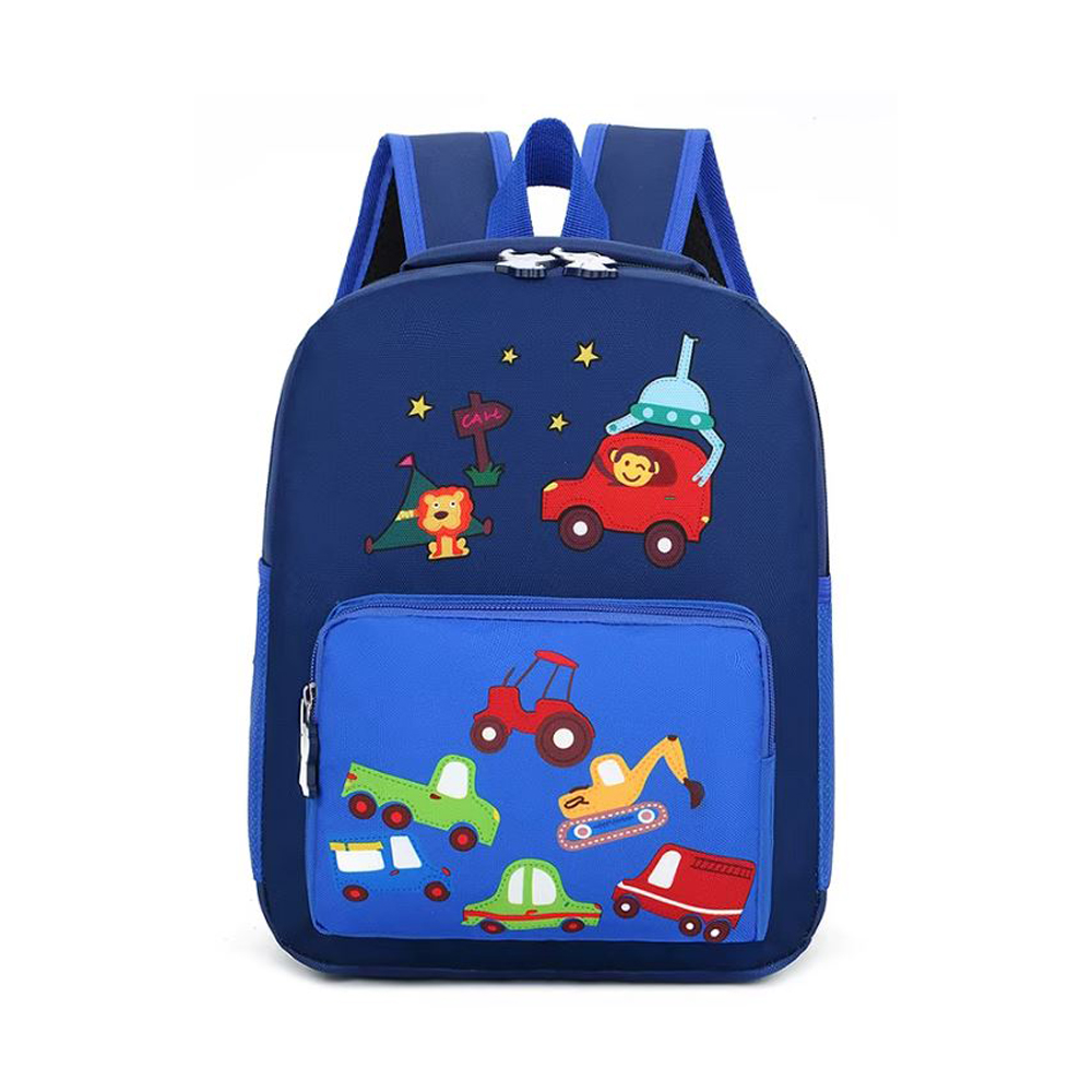 Kids Backpack Blue Car