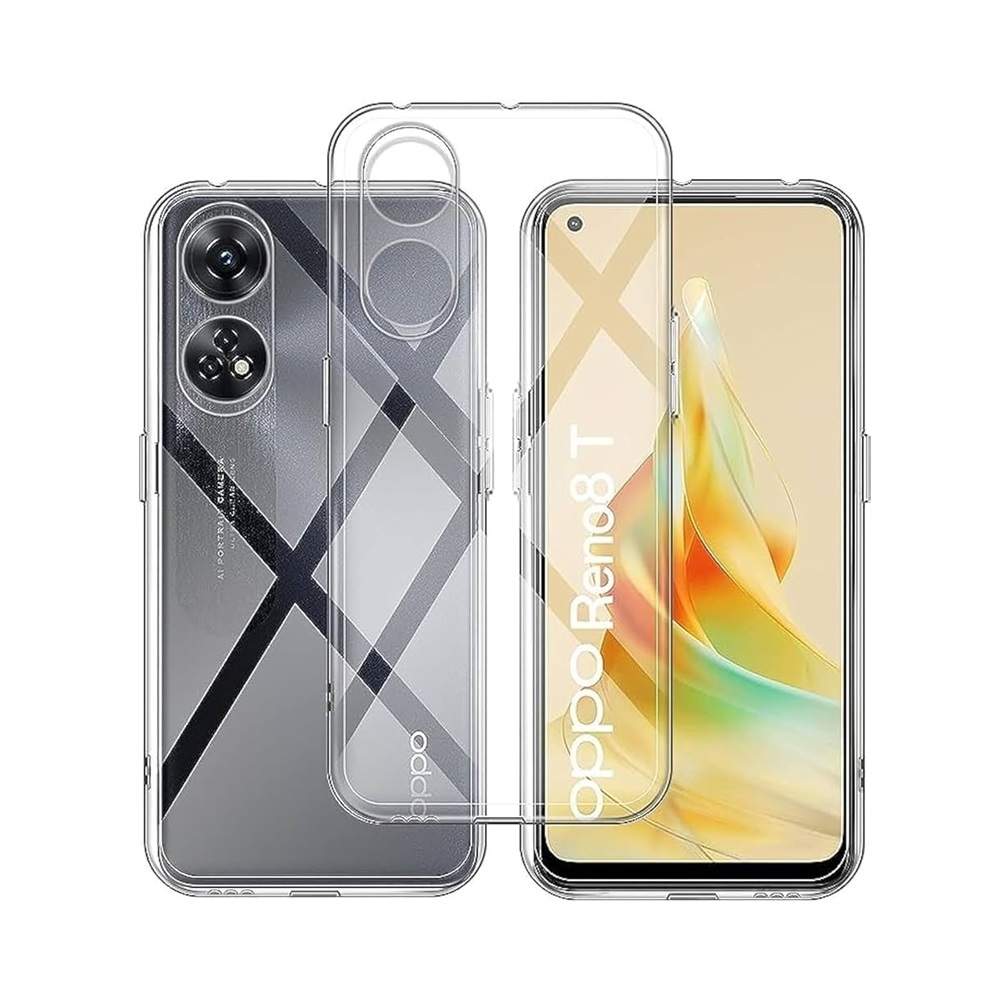 Helmet Case TPU Soft Oppo Reno 8T 4G, Clear