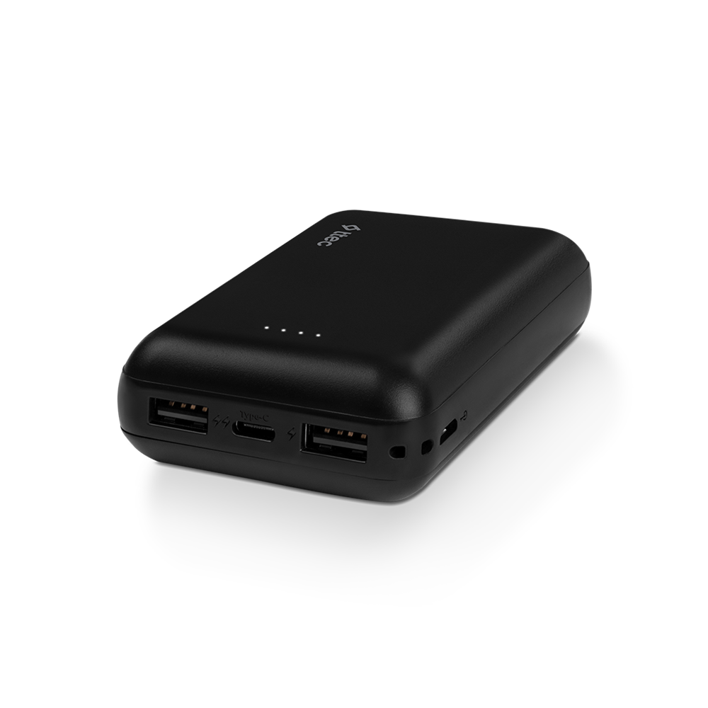 ttec Powerbank 10.000 mAh Duo ReCharger USB-C Input/Output, Black