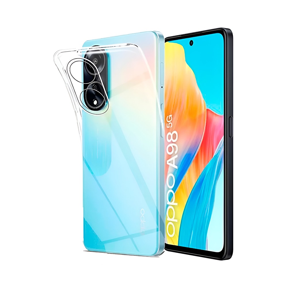 Helmet Case TPU Soft Oppo A98, Clear