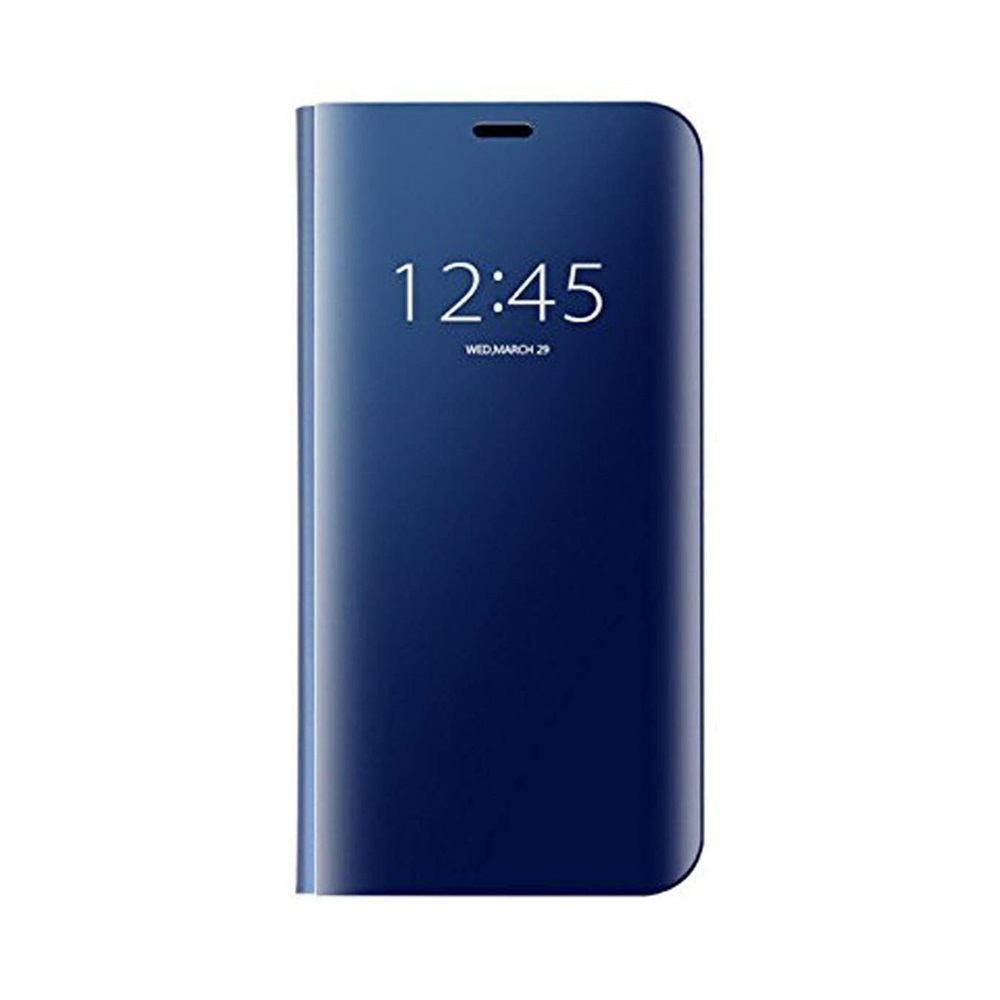 Helmet Case Mirror Flip Samsung A10, Dark Blue