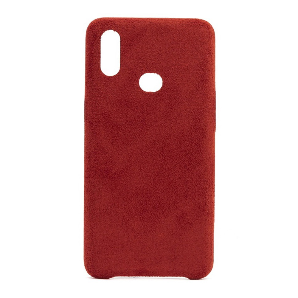 Helmet Case Alcantara Xiaomi Redmi 7, Red