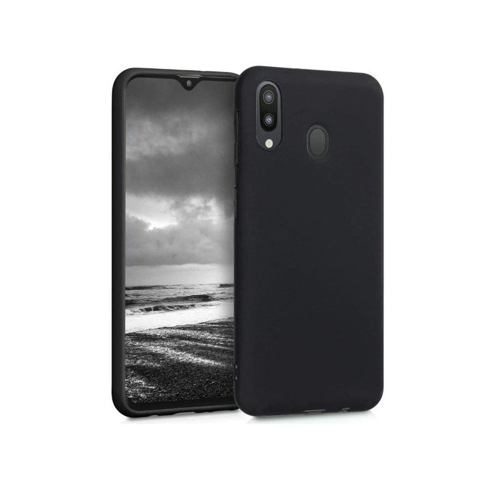 Helmet Case Liquid Silicone Samsung A10S, Black