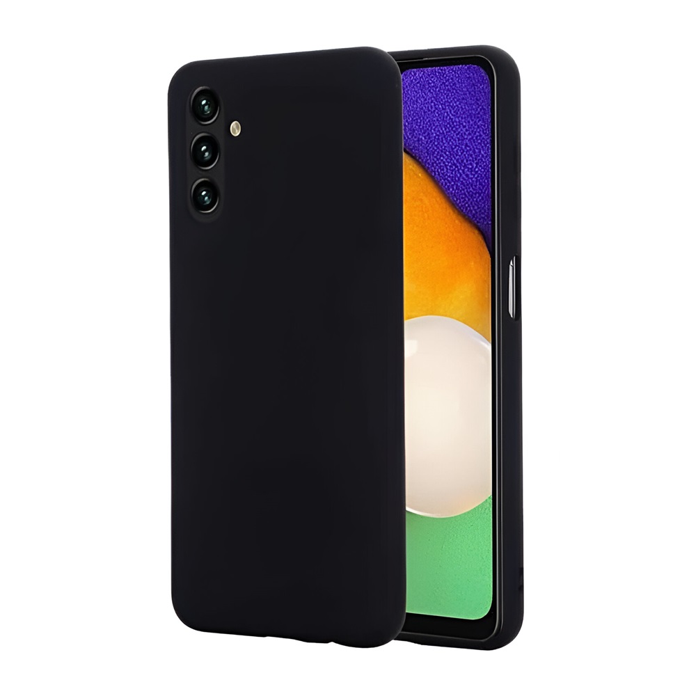 Helmet Case Liquid Silicone Samsung A04S, Black