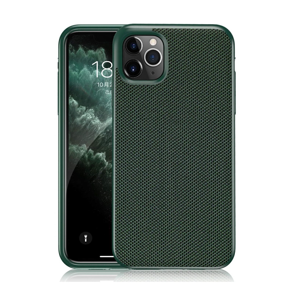 Helmet Case TPU Nylon Series iPhone 11 Pro Max, Green