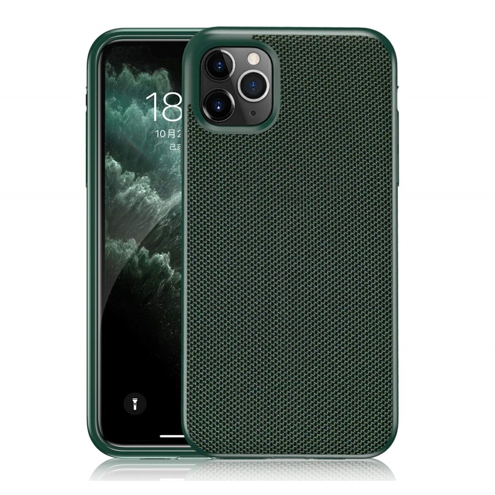 Helmet Case TPU Nylon Series iPhone 11 Pro, Green