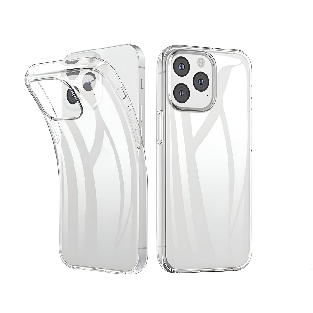 Helmet Case TPU Soft iPhone 13 Pro Max, Clear