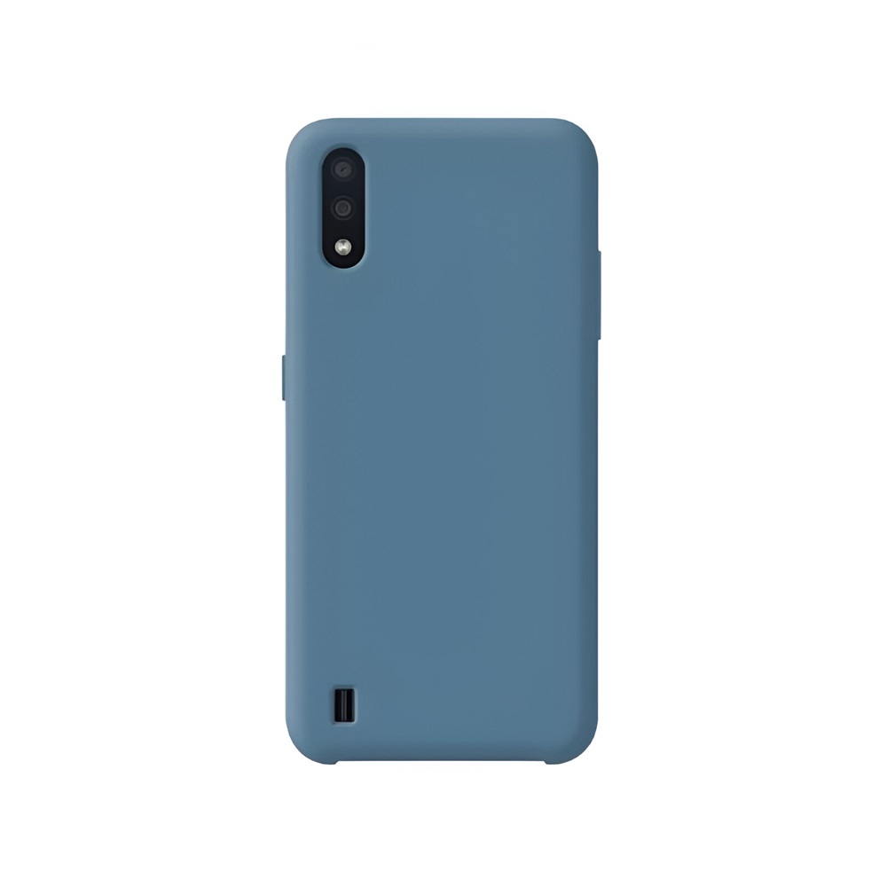 Helmet Case Liquid Silicone Samsung A01, Blue