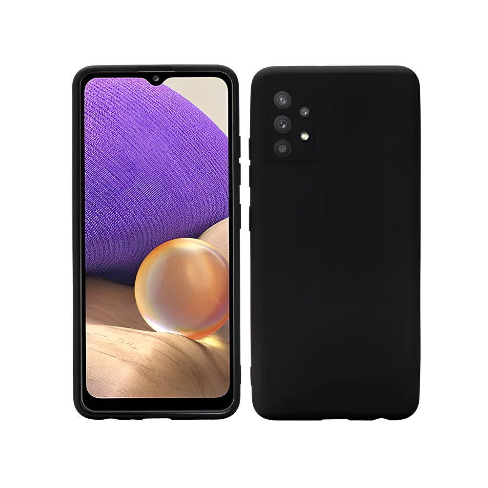 Helmet Case Liquid Silicone Samsung A23, Black