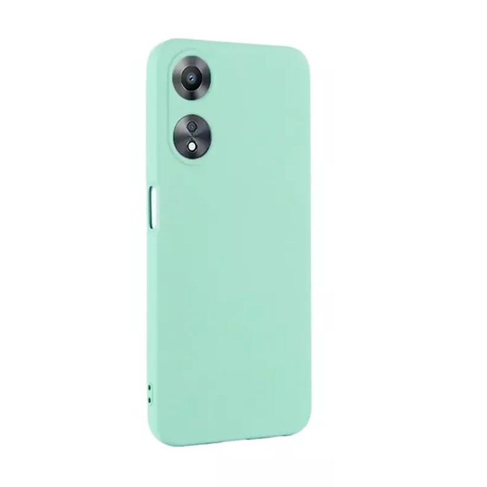Helmet Case Liquid Silicone Oppo A78 4G, Green