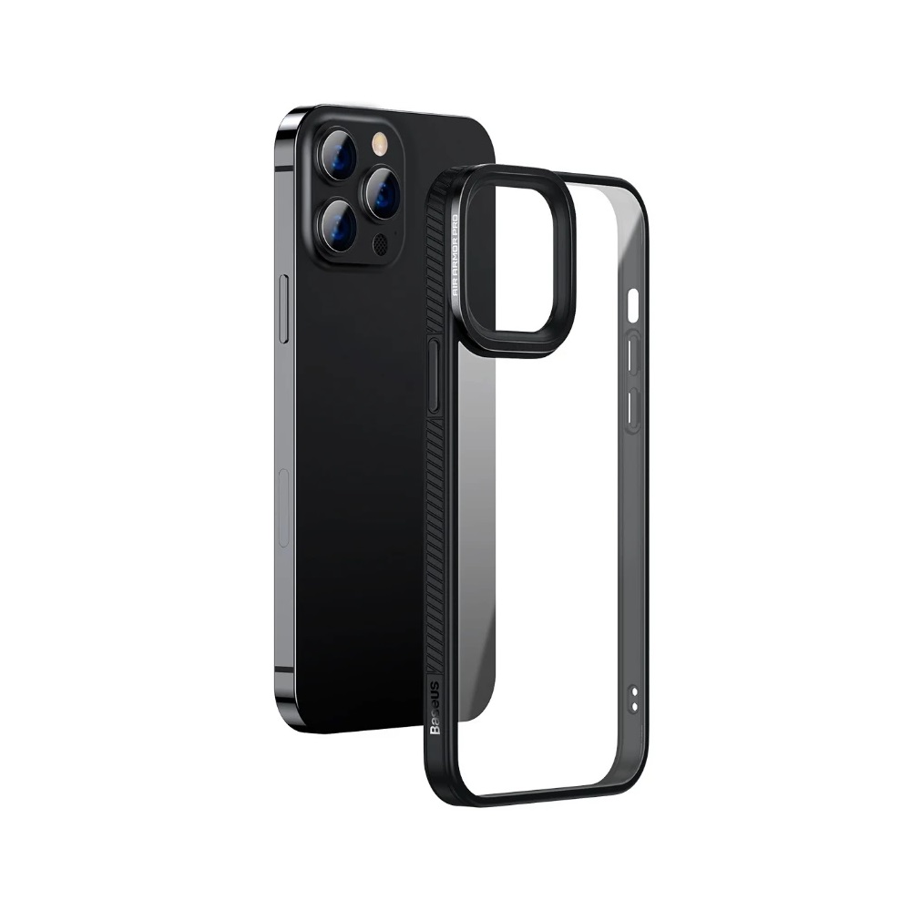 Baseus Case Crystal Phone iPhone 13 Pro, Black