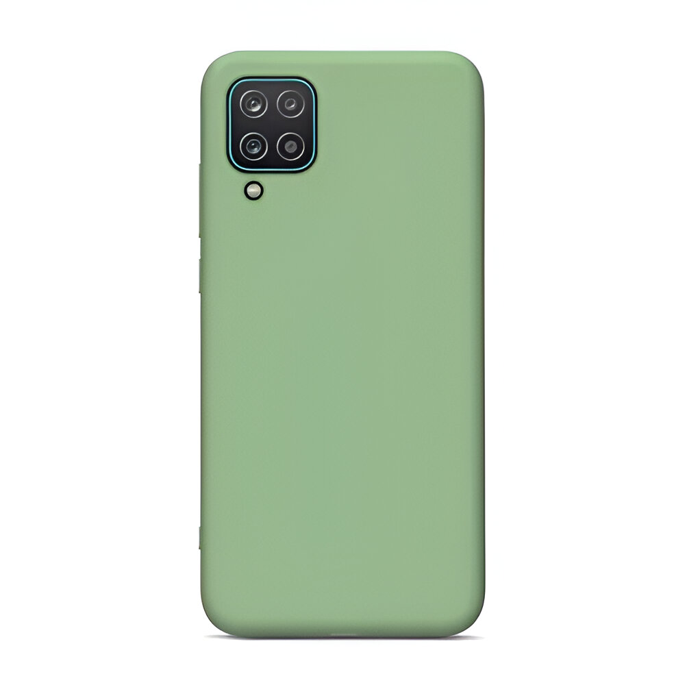 Helmet Case Liquid Silicone Samsung M12 4G, Green