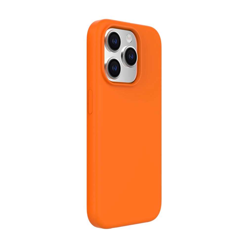 Helmet Case Liquid Silicone iPhone 14 Pro, Orange