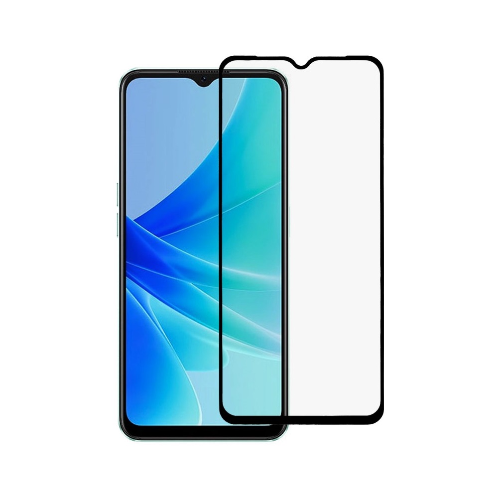 Helmet Diamond Glass 5D Oppo A57s, Black