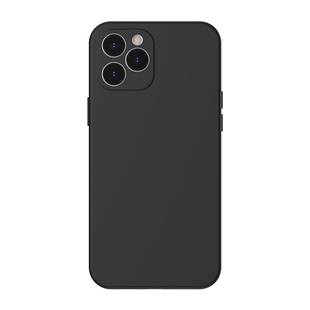 Baseus Case Liquid Silicone Gel Protective iPhone 12 Pro Max, Black