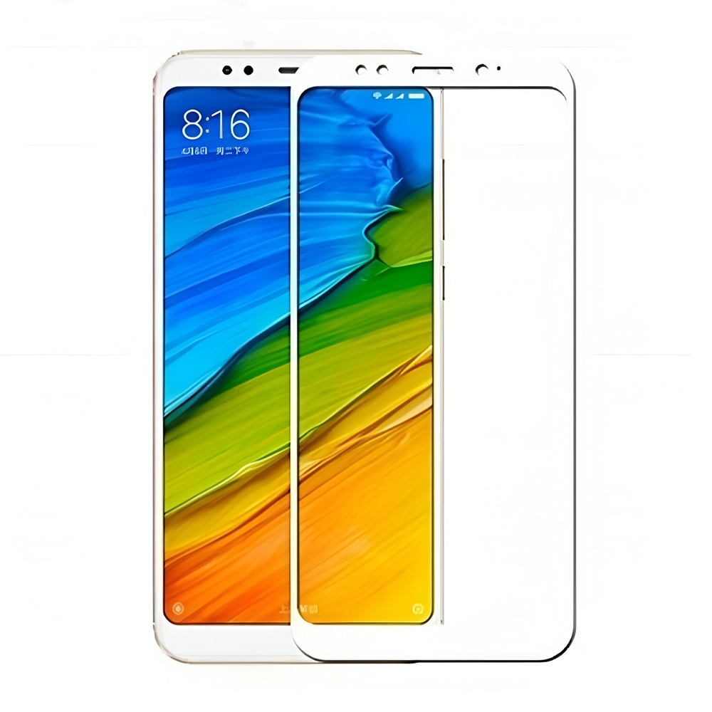 Helmet Diamond Glass 4D Xiaomi MI A2 (MI 6X), White