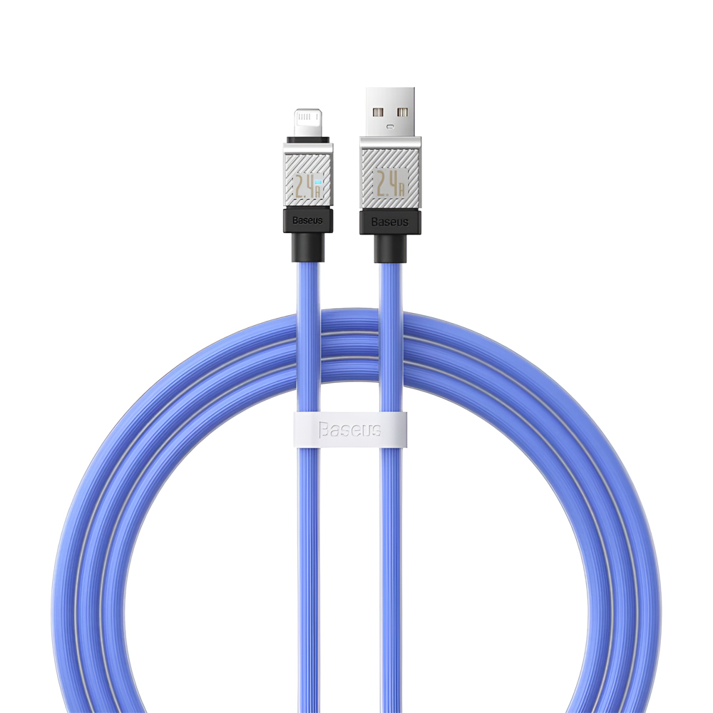 Baseus Cable CoolPlay Series USB-A to Lightning 2.4A 12W 1m, Blue