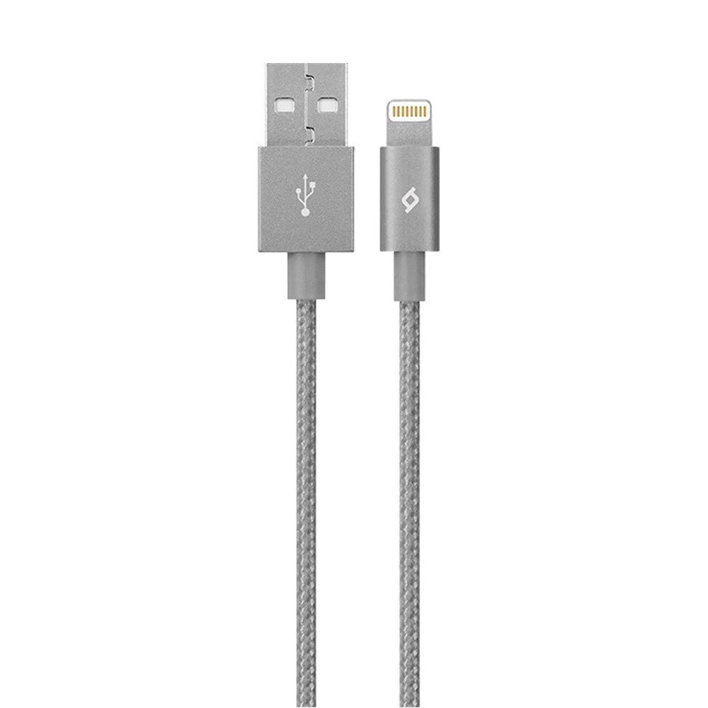 ttec Cable USB to Lightning MFI 2.4A (1.2m) Alumi, Space Gray