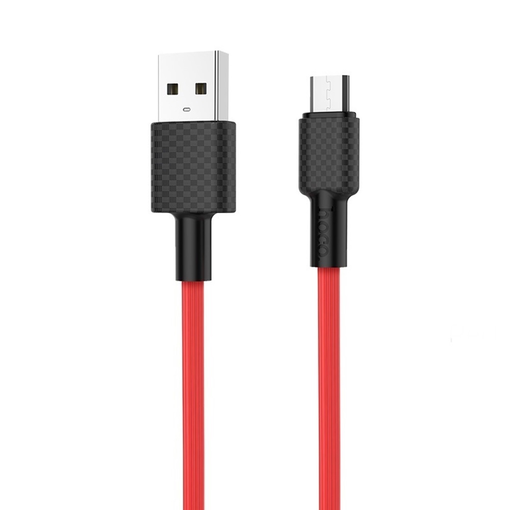 Hoco Cable USB to Micro USB X29 Superior 2A 1m, Red