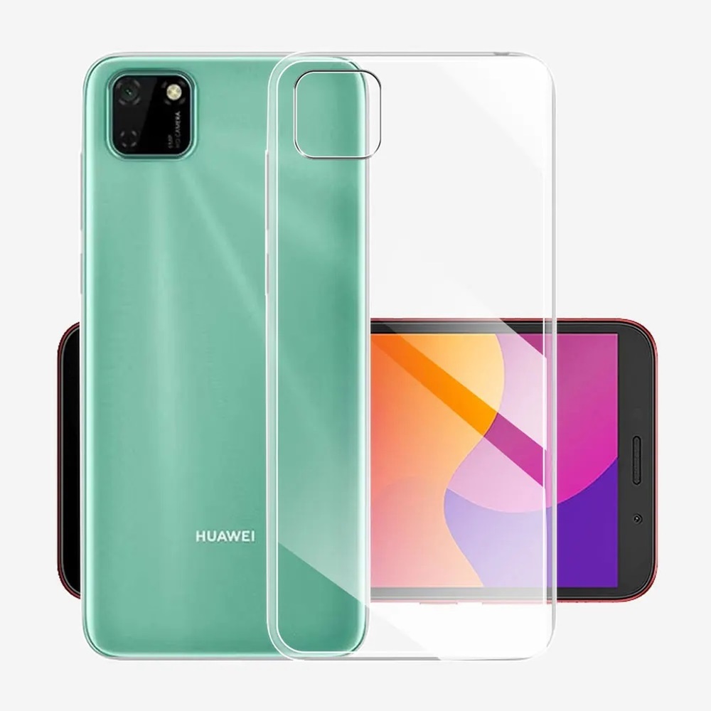Helmet Case TPU Soft Huawei Y5P, Clear