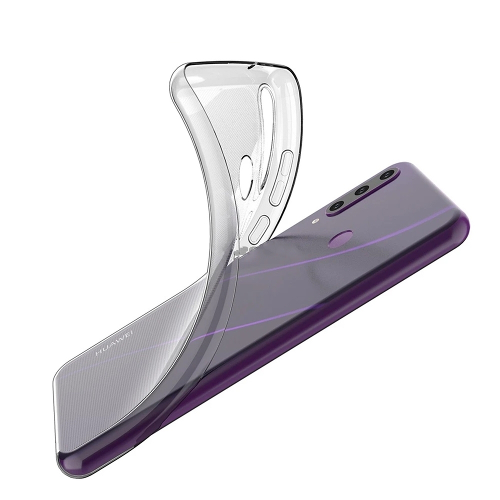 Helmet Case TPU Soft Huawei Y6P, Clear