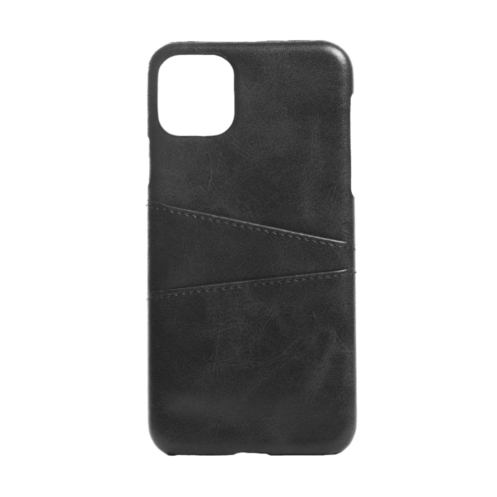 Helmet Case with Pocket Leather Samsung A71, Black