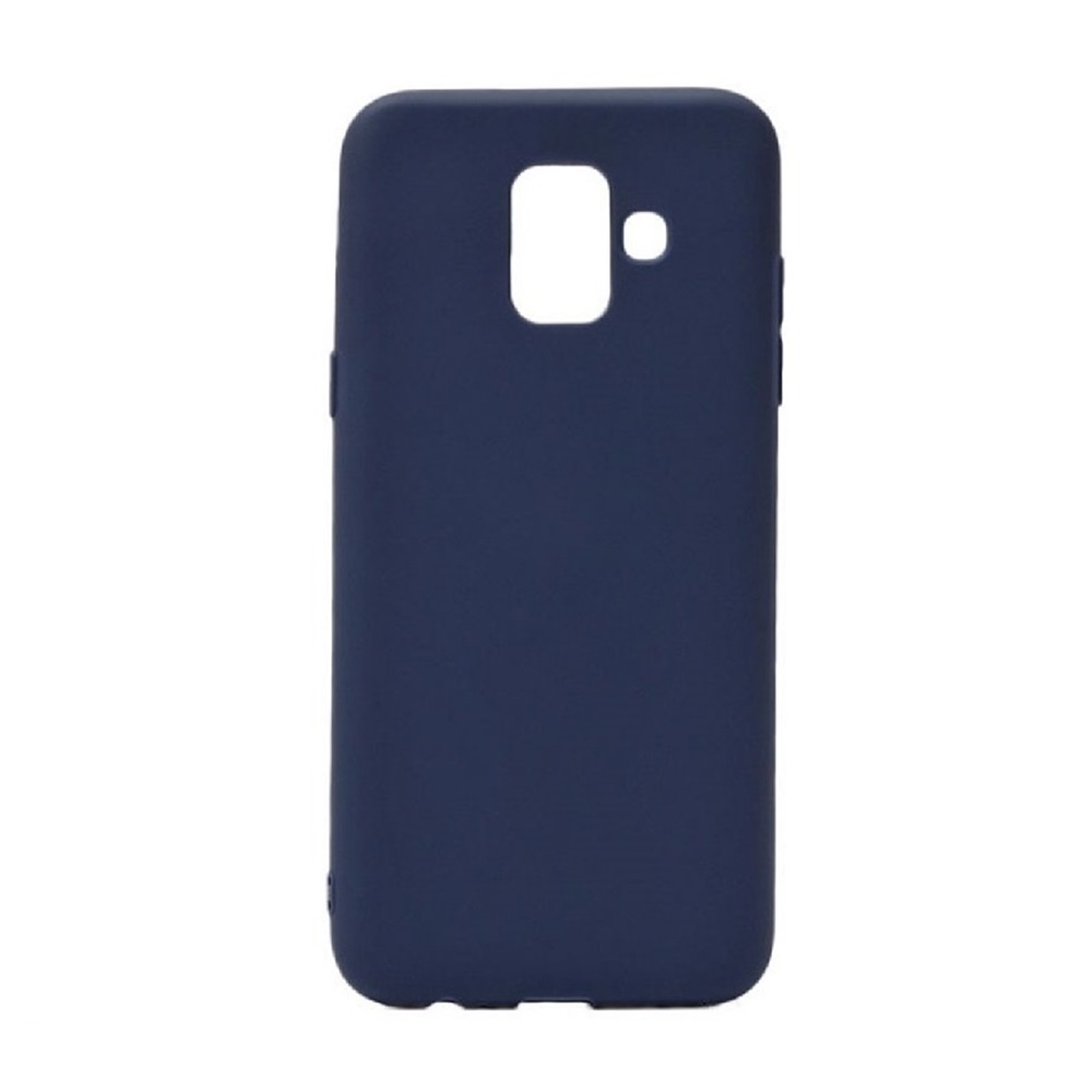 Helmet Case TPU Suede Samsung A6 (2018), Dark Blue