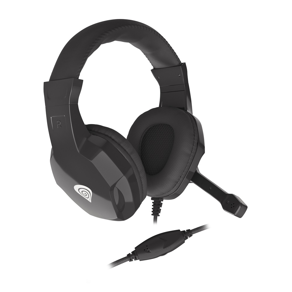 Genesis Headset Argon 100, Stereo, Black