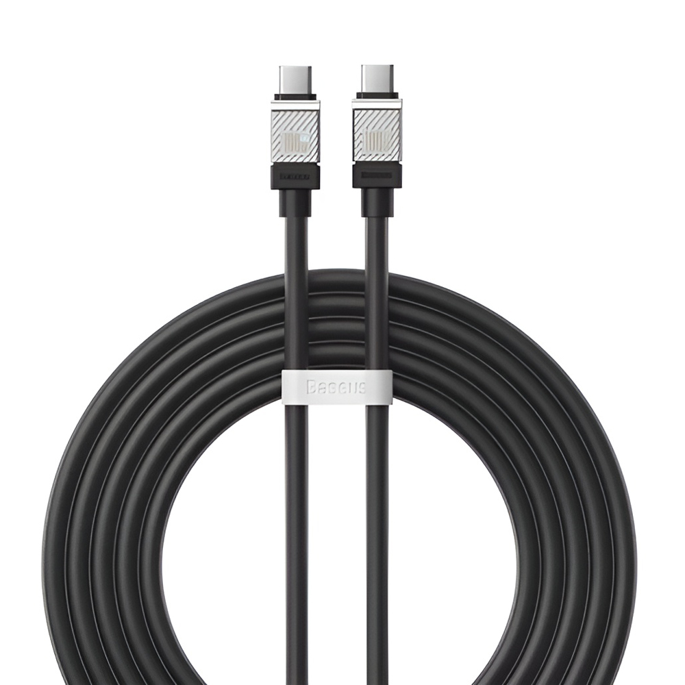 Baseus Cable CoolPlay Series Type-C to Type-C 5A 100W 2m, Black
