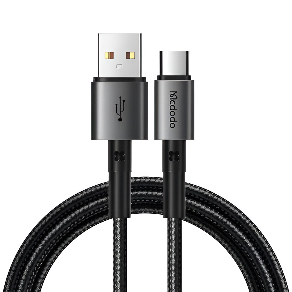 Mcdodo Cable Prism Series USB-A to Type-C 6A 100W 1.2m, Black