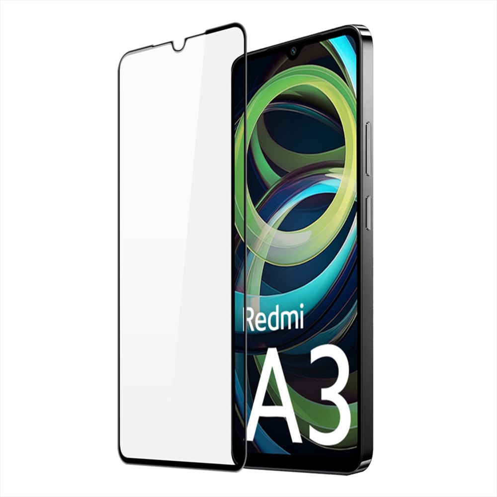 Helmet Diamond Glass 5D Redmi A3, Black