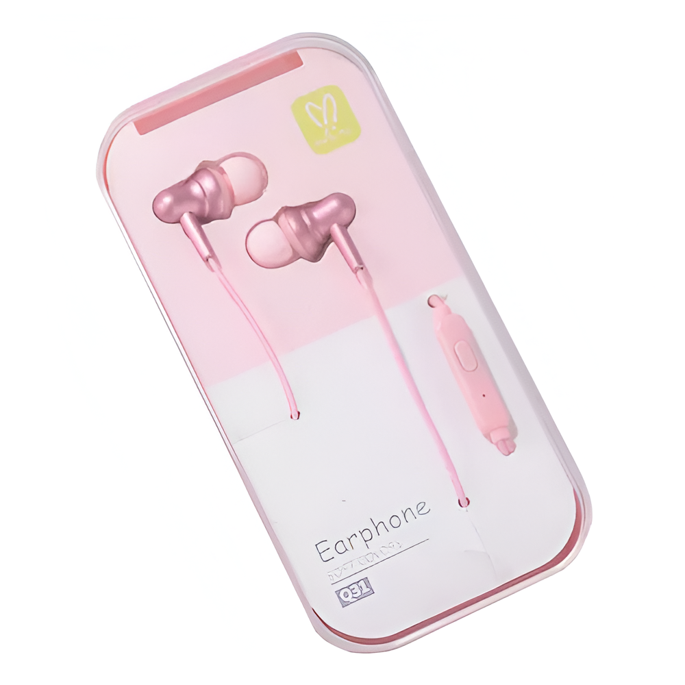 Keeka Earphones 3.5mm Q31, Pink