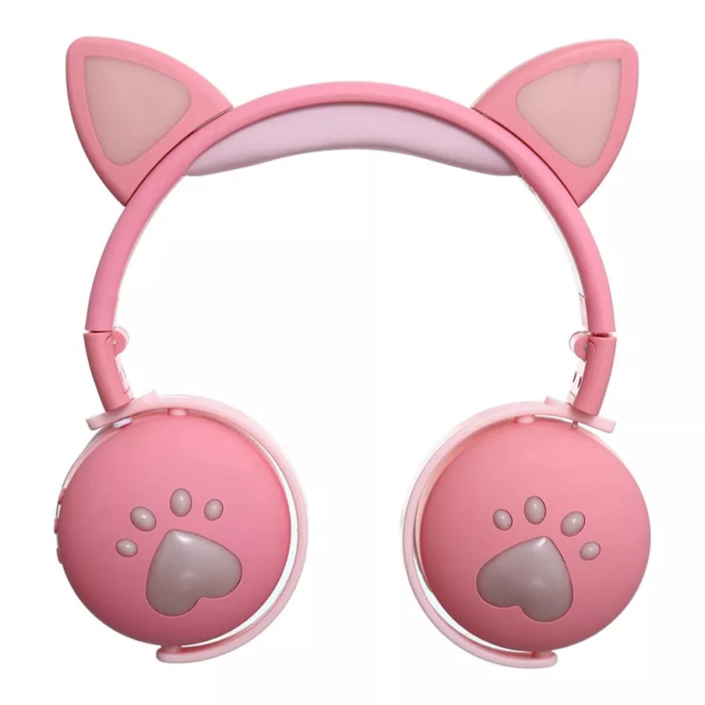 Keeka On-Ear Headphones with MIC Bluetooth BK1, Pink