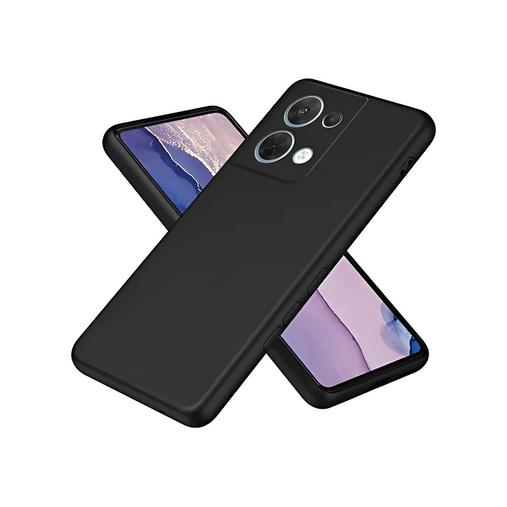 WOO Case Liquid Silicone Redmi Note 13 4G, Black
