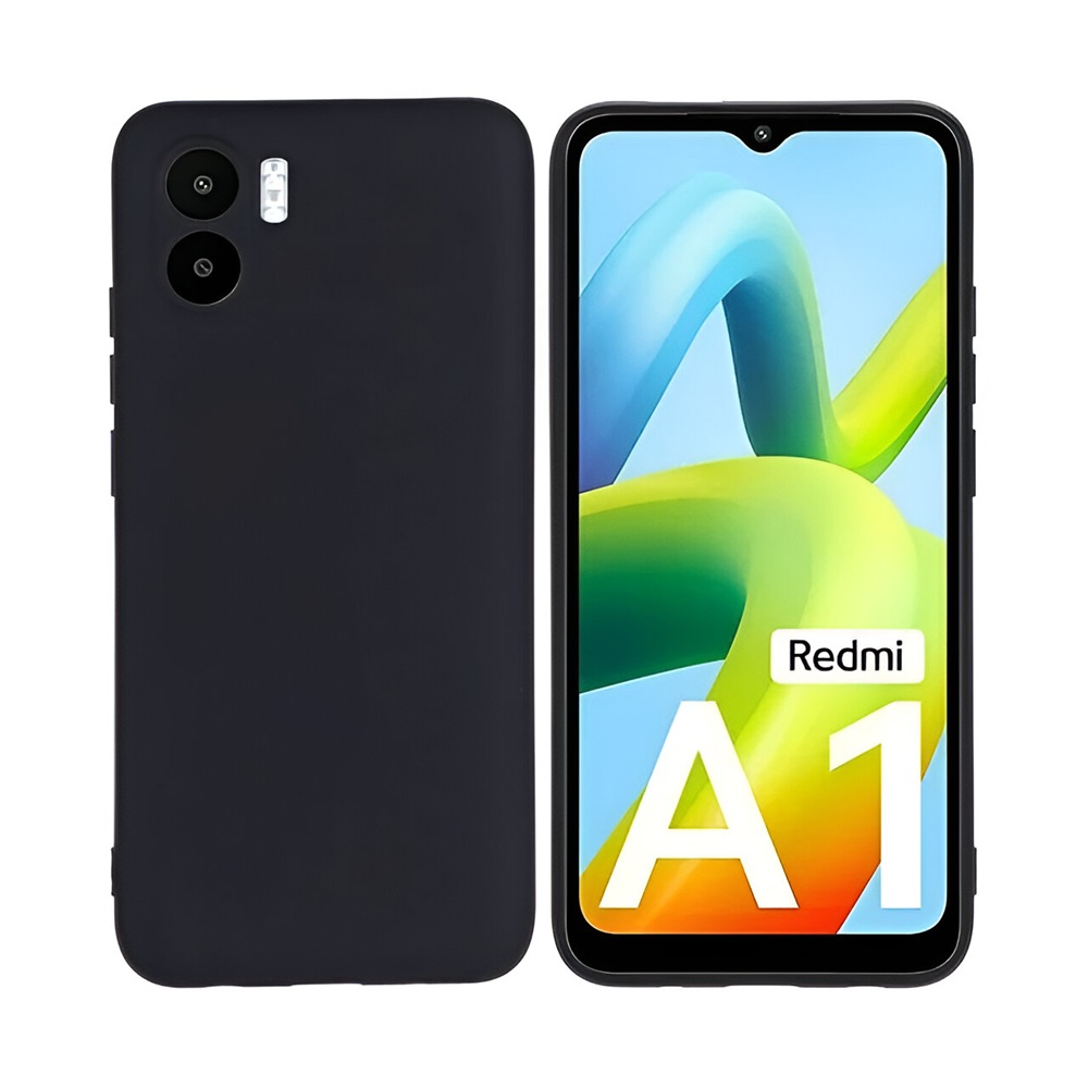 Helmet Case Liquid Silicone Redmi A2/A1, Black