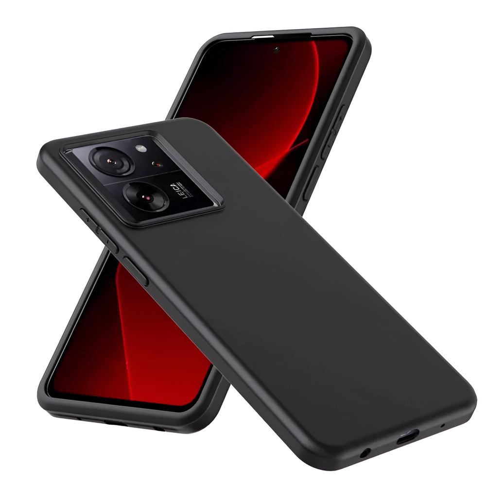 Helmet Case Liquid Silicone Xiaomi 13T/13T Pro, Black